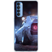 Чехол BoxFace OPPO Reno 4 Pro Silver Car