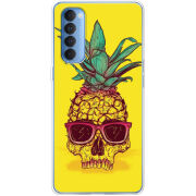 Чехол BoxFace OPPO Reno 4 Pro Pineapple Skull