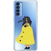 Прозрачный чехол BoxFace OPPO Reno 4 Pro Just a Girl