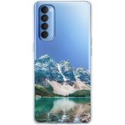 Прозрачный чехол BoxFace OPPO Reno 4 Pro Blue Mountain