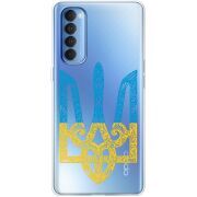 Прозрачный чехол BoxFace OPPO Reno 4 Pro Gold Trident