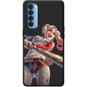 Черный чехол BoxFace OPPO Reno 4 Pro Happy Harley Quinn