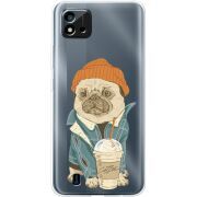 Прозрачный чехол BoxFace Realme C11 2021 Dog Coffeeman