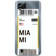 Прозрачный чехол BoxFace Realme C11 2021 Ticket Miami