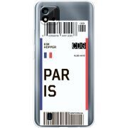 Прозрачный чехол BoxFace Realme C11 2021 Ticket Paris