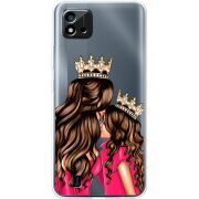 Прозрачный чехол BoxFace Realme C11 2021 Queen and Princess