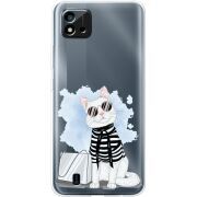 Прозрачный чехол BoxFace Realme C11 2021 Cat Style