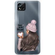 Прозрачный чехол BoxFace Realme C11 2021 love is in the air