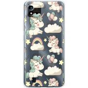 Прозрачный чехол BoxFace Realme C11 2021 Unicorns
