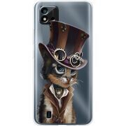 Прозрачный чехол BoxFace Realme C11 2021 Steampunk Cat