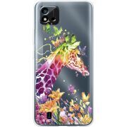 Прозрачный чехол BoxFace Realme C11 2021 Colorful Giraffe