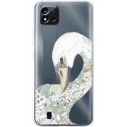 Прозрачный чехол BoxFace Realme C11 2021 Swan