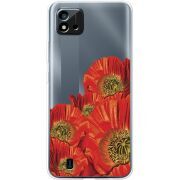 Прозрачный чехол BoxFace Realme C11 2021 Red Poppies
