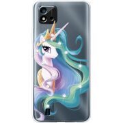 Чехол со стразами Realme C11 2021 Unicorn Queen