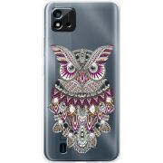 Чехол со стразами Realme C11 2021 Owl