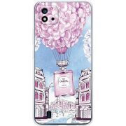 Чехол со стразами Realme C11 2021 Perfume bottle