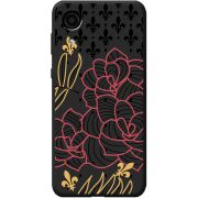 Черный чехол BoxFace Samsung Galaxy A03 Core A032 FranceFlowers