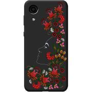 Черный чехол BoxFace Samsung Galaxy A03 Core A032 3D Ukrainian Muse