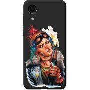 Черный чехол BoxFace Samsung Galaxy A03 Core A032 Tanker Girl