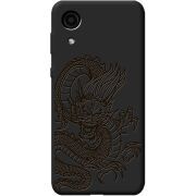 Черный чехол BoxFace Samsung Galaxy A03 Core A032 Chinese Dragon