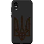 Черный чехол BoxFace Samsung Galaxy A03 Core A032 Ukrainian Trident