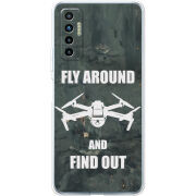 Чехол BoxFace Tecno Camon 17P Дрон Fly Around