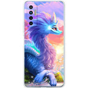Чехол BoxFace Tecno Camon 17P Дракон Сісу