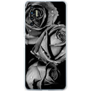 Чехол BoxFace Tecno Camon 17P Black and White Roses