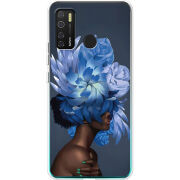 Чехол BoxFace Tecno Spark 5 Pro Exquisite Blue Flowers