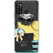 Прозрачный чехол BoxFace Tecno Spark 5 Pro Fashion Pug