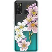 Прозрачный чехол BoxFace Tecno Spark 5 Pro Cherry Blossom