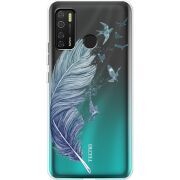 Прозрачный чехол BoxFace Tecno Spark 5 Pro Feather