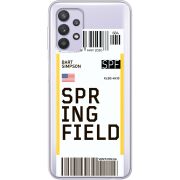 Прозрачный чехол BoxFace Samsung Galaxy A53 (A536) Ticket Springfield