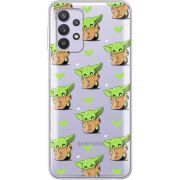 Прозрачный чехол BoxFace Samsung Galaxy A53 (A536) Pattern Baby Yoda