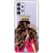 Прозрачный чехол BoxFace Samsung Galaxy A53 (A536) Queen and Princess