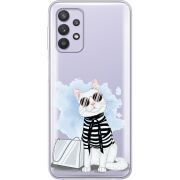 Прозрачный чехол BoxFace Samsung Galaxy A53 (A536) Cat Style