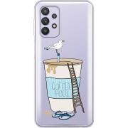 Прозрачный чехол BoxFace Samsung Galaxy A53 (A536) Segull in Cofee Pool