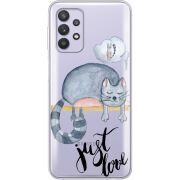 Прозрачный чехол BoxFace Samsung Galaxy A53 (A536) Just Love