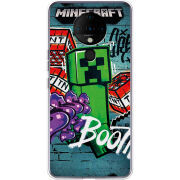 Чехол BoxFace Tecno Spark 6 Minecraft Graffiti