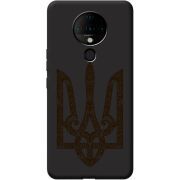 Черный чехол BoxFace Tecno Spark 6 Ukrainian Trident