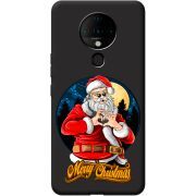 Черный чехол BoxFace Tecno Spark 6 Cool Santa