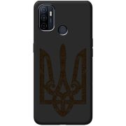 Черный чехол BoxFace OPPO A53 Ukrainian Trident