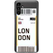 Прозрачный чехол BoxFace Samsung Galaxy A13 5G (A136) Ticket London