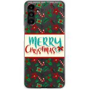 Прозрачный чехол BoxFace Samsung Galaxy A13 5G (A136) Vintage Christmas Pattern