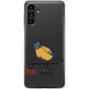 Прозрачный чехол BoxFace Samsung Galaxy A13 5G (A136) Синиця і калина