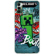 Чехол BoxFace Tecno Spark 7 Minecraft Graffiti