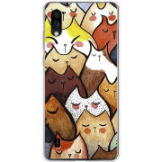 Чехол BoxFace ZTE Blade A5 2020 Sleepy Cats