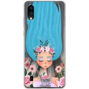 Прозрачный чехол BoxFace ZTE Blade A5 2020 Blue Hair