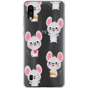 Прозрачный чехол BoxFace ZTE Blade A5 2020 с 3D-глазками Mouse