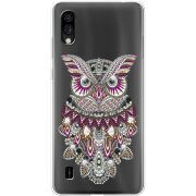 Чехол со стразами ZTE Blade A5 2020 Owl